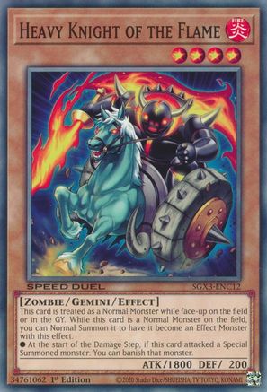 Heavy Knight of the Flame [SGX3-ENC12] Common - Yu-Gi-Oh! - Card Brawlers | Quebec | Canada |