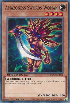 Amazoness Swords Woman [SGX3-END02] Common - Yu-Gi-Oh! - Card Brawlers | Quebec | Canada |