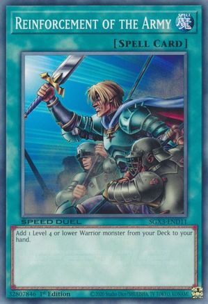 Reinforcement of the Army [SGX3-END11] Common - Yu-Gi-Oh! - Card Brawlers | Quebec | Canada |