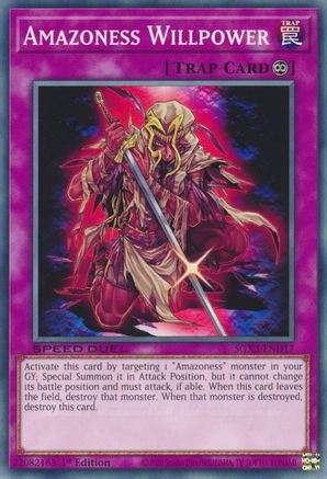 Amazoness Willpower [SGX3-END17] Common - Yu-Gi-Oh! - Card Brawlers | Quebec | Canada |