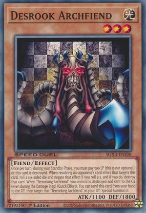 Desrook Archfiend [SGX3-ENE08] Common - Yu-Gi-Oh! - Card Brawlers | Quebec | Canada |