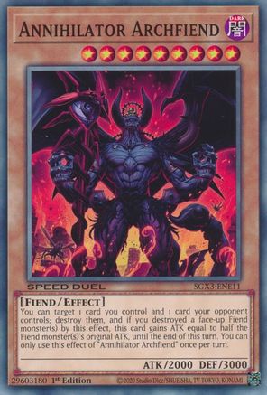 Annihilator Archfiend [SGX3-ENE11] Common - Yu-Gi-Oh! - Card Brawlers | Quebec | Canada |