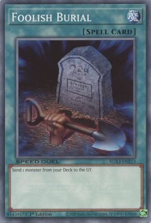 Foolish Burial [SGX3-ENE13] Common - Yu-Gi-Oh! - Card Brawlers | Quebec | Canada |