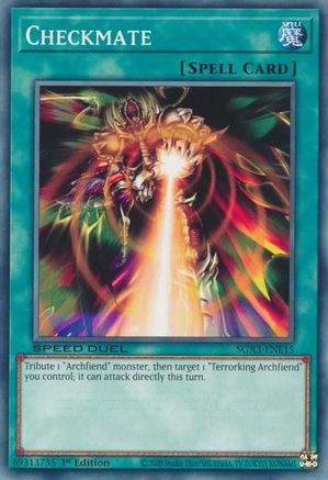 Checkmate [SGX3-ENE15] Common - Yu-Gi-Oh! - Card Brawlers | Quebec | Canada |