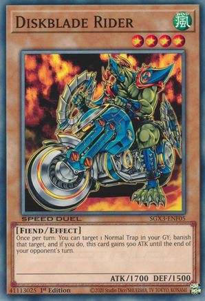 Diskblade Rider [SGX3-ENF05] Common - Yu-Gi-Oh! - Card Brawlers | Quebec | Canada |