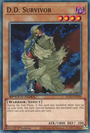 D.D. Survivor [SGX3-ENF06] Common - Yu-Gi-Oh! - Card Brawlers | Quebec | Canada |