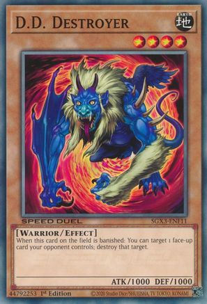 D.D. Destroyer [SGX3-ENF11] Common - Yu-Gi-Oh! - Card Brawlers | Quebec | Canada |