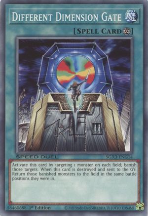 Different Dimension Gate [SGX3-ENG14] Common - Yu-Gi-Oh! - Card Brawlers | Quebec | Canada |