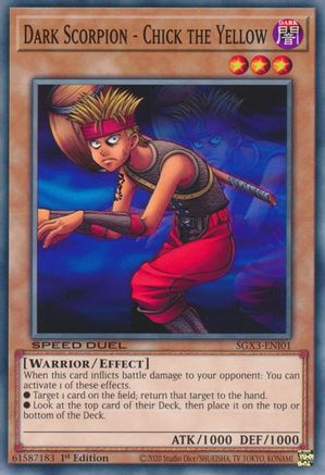 Dark Scorpion - Chick the Yellow [SGX3-ENI01] Common - Yu-Gi-Oh! - Card Brawlers | Quebec | Canada |