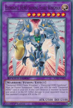 Elemental HERO Shining Flare Wingman [SGX3-ENI25] Common - Yu-Gi-Oh! - Card Brawlers | Quebec | Canada |