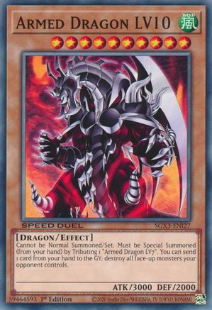 Armed Dragon LV10 [SGX3-ENI27] Common - Yu-Gi-Oh! - Card Brawlers | Quebec | Canada |