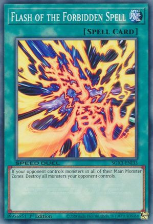 Flash of the Forbidden Spell [SGX3-ENI33] Common - Yu-Gi-Oh! - Card Brawlers | Quebec | Canada |
