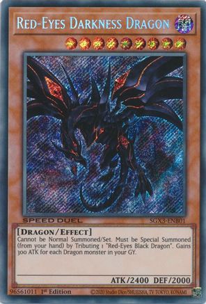 Red-Eyes Darkness Dragon [SGX3-ENB01] Secret Rare - Yu-Gi-Oh! - Card Brawlers | Quebec | Canada |