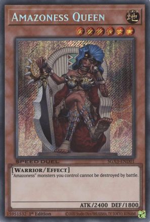 Amazoness Queen [SGX3-END01] Secret Rare - Yu-Gi-Oh! - Card Brawlers | Quebec | Canada |
