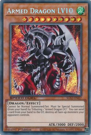 Armed Dragon LV10 [SGX3-ENI27] Secret Rare - Yu-Gi-Oh! - Card Brawlers | Quebec | Canada |