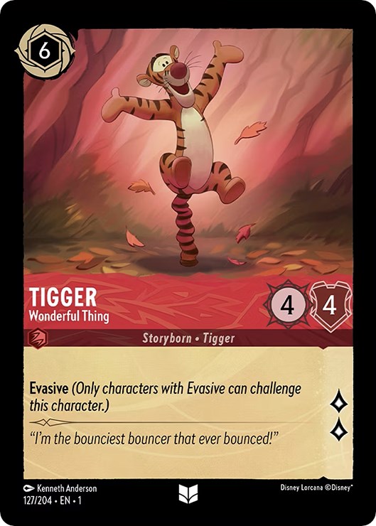Tigger - Wonderful Thing (127/204) [The First Chapter] - Disney - Card Brawlers | Quebec | Canada |