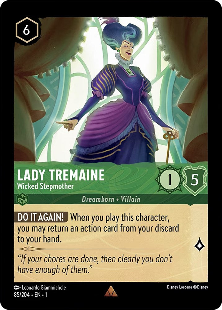 Lady Tremaine - Wicked Stepmother (85/204) [The First Chapter] - Disney - Card Brawlers | Quebec | Canada |