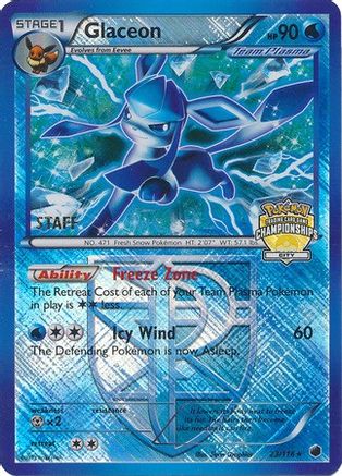 Glaceon (023/116) (City Championships) (Staff) [League & Championship Cards] - Pokémon - Card Brawlers | Quebec | Canada |