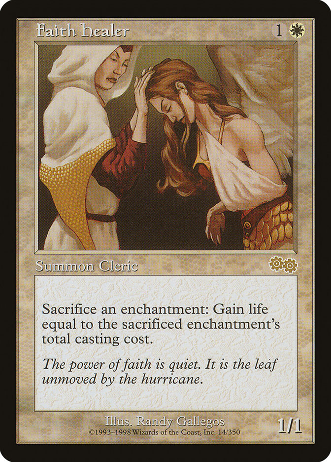 Faith Healer [Urza's Saga] - Magic: The Gathering - Card Brawlers | Quebec | Canada |