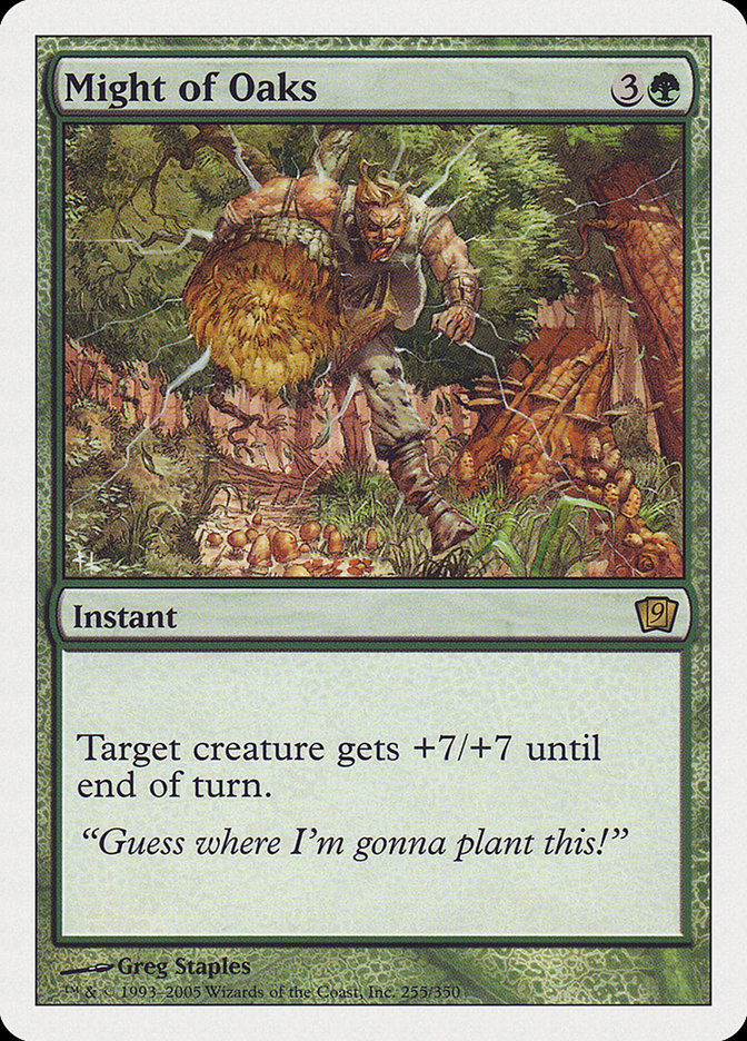 Might of Oaks [Ninth Edition] - Magic: The Gathering - Card Brawlers | Quebec | Canada |