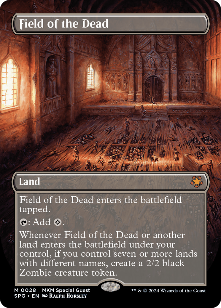 Field of the Dead (Borderless) [Murders at Karlov Manor Special Guests] - Magic: The Gathering - Card Brawlers | Quebec | Canada |