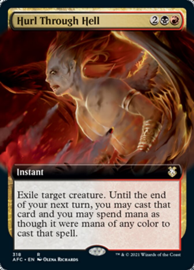 Hurl Through Hell (Extended Art) [Dungeons & Dragons: Adventures in the Forgotten Realms Commander] - Magic: The Gathering - Card Brawlers | Quebec | Canada |