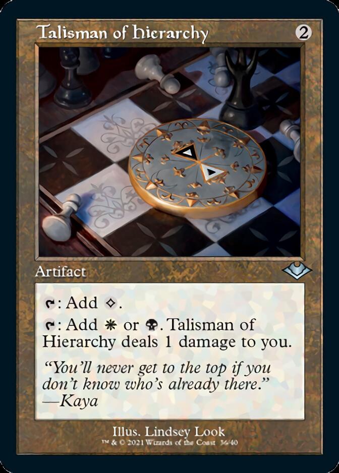 Talisman of Hierarchy (Retro) [Modern Horizons] - Magic: The Gathering - Card Brawlers | Quebec | Canada |