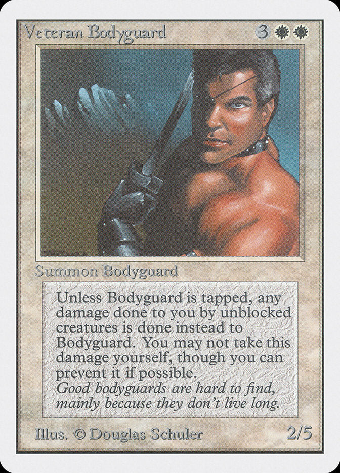 Veteran Bodyguard [Unlimited Edition] - Magic: The Gathering - Card Brawlers | Quebec | Canada |