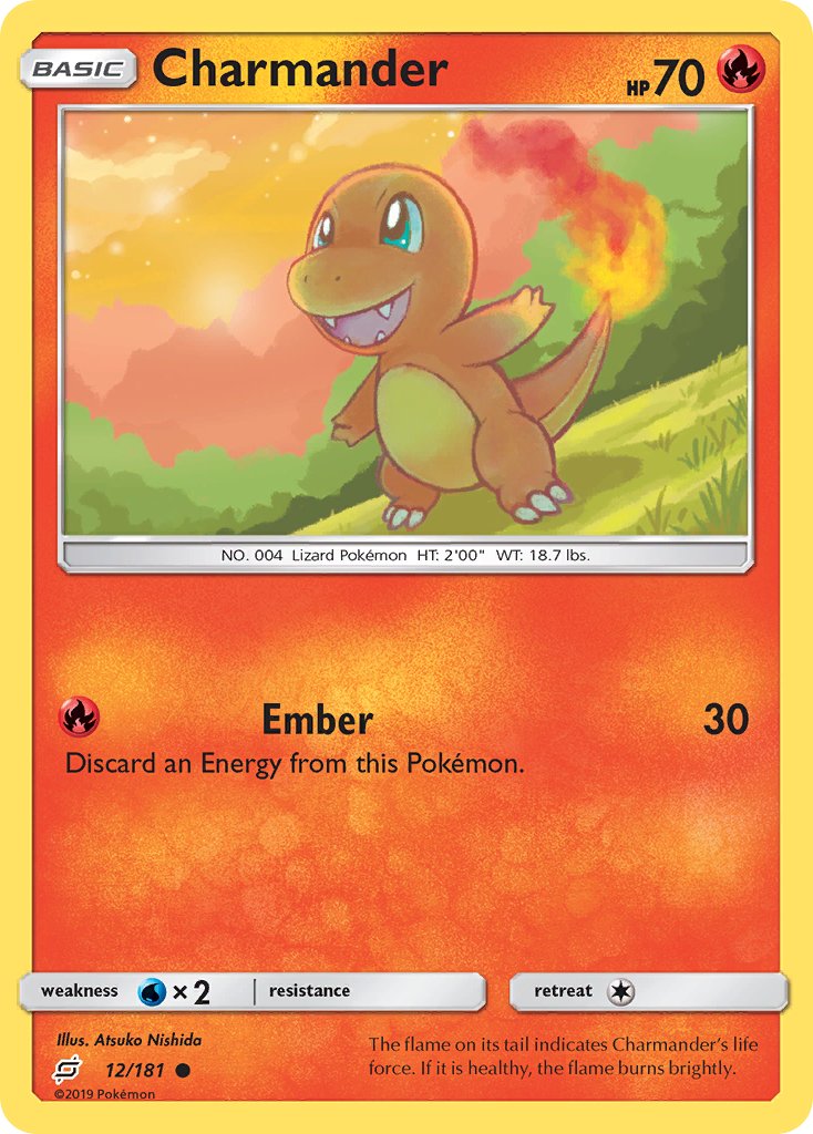 Charmander (12/181) [Sun & Moon: Team Up] - Pokémon - Card Brawlers | Quebec | Canada |
