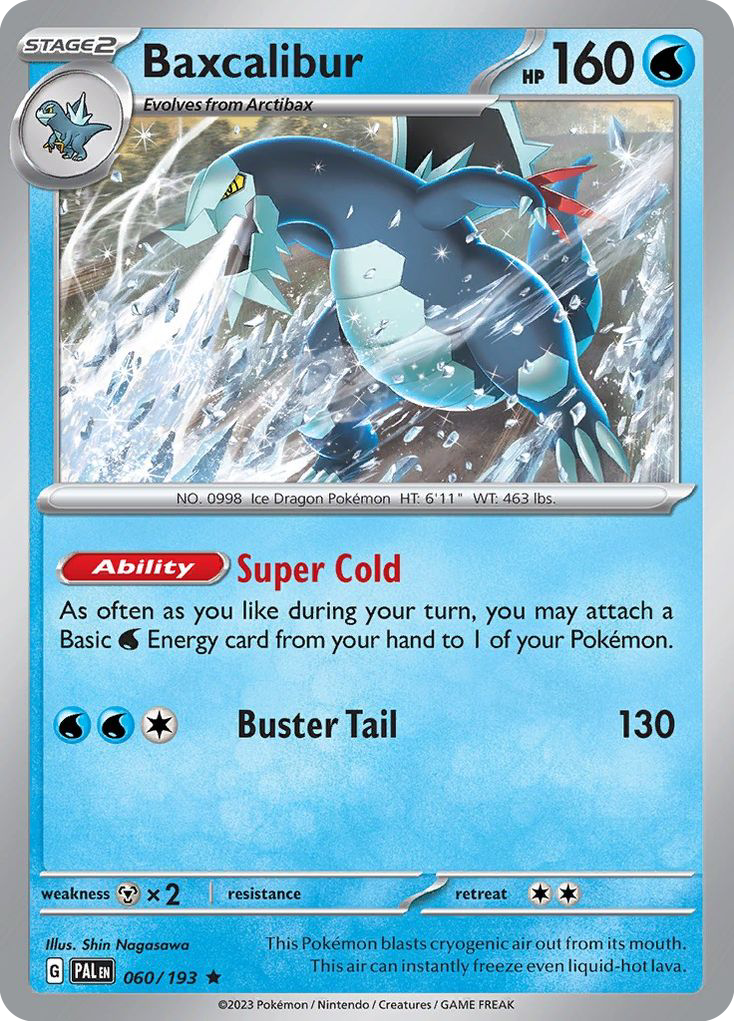 Baxcalibur (060/193) (Theme Deck Exclusive) [Scarlet & Violet: Paldea Evolved] - Pokémon - Card Brawlers | Quebec | Canada |