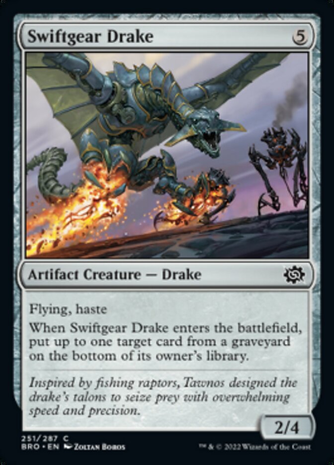 Swiftgear Drake [The Brothers' War] - Magic: The Gathering - Card Brawlers | Quebec | Canada |