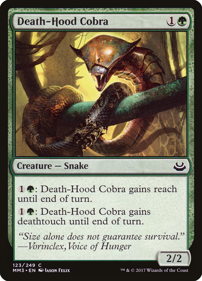 Death-Hood Cobra [Modern Masters 2017] - Magic: The Gathering - Card Brawlers | Quebec | Canada |
