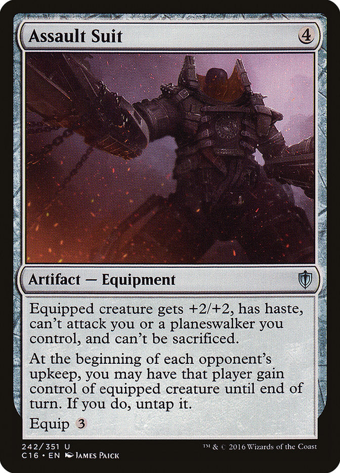 Assault Suit [Commander 2016] - Magic: The Gathering - Card Brawlers | Quebec | Canada |