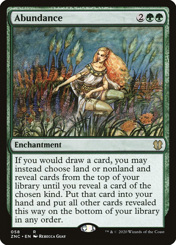 Abundance [Zendikar Rising Commander] - Magic: The Gathering - Card Brawlers | Quebec | Canada |
