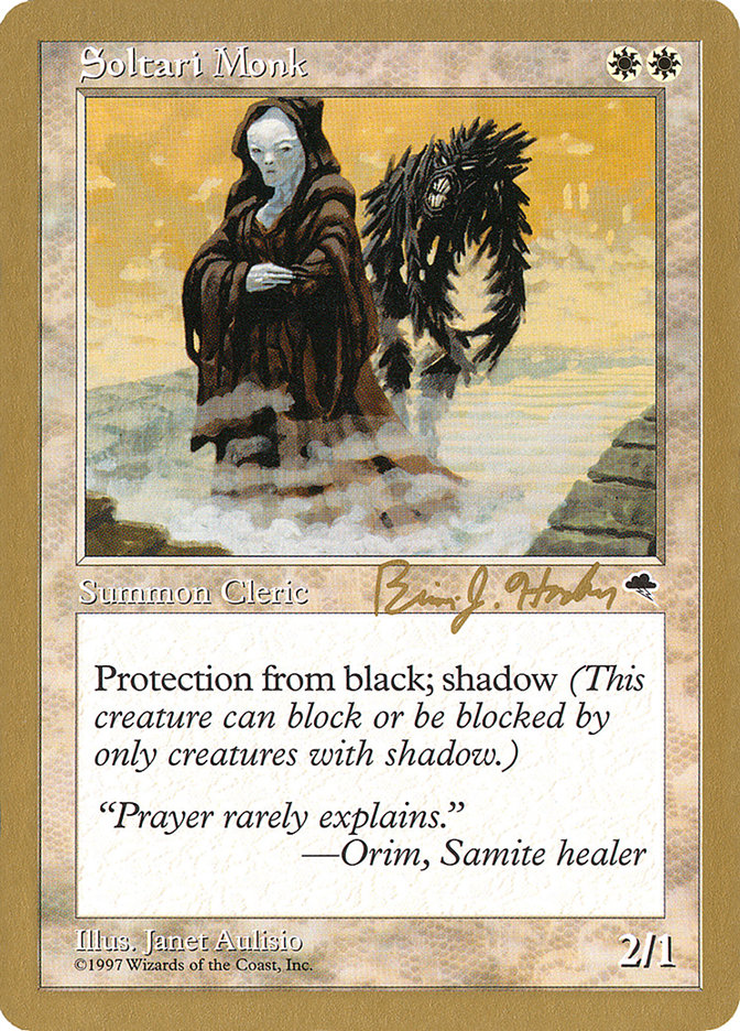 Soltari Monk (Brian Hacker) [World Championship Decks 1998] - Magic: The Gathering - Card Brawlers | Quebec | Canada |