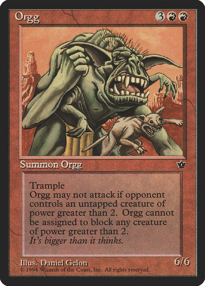 Orgg [Fallen Empires] - Magic: The Gathering - Card Brawlers | Quebec | Canada |