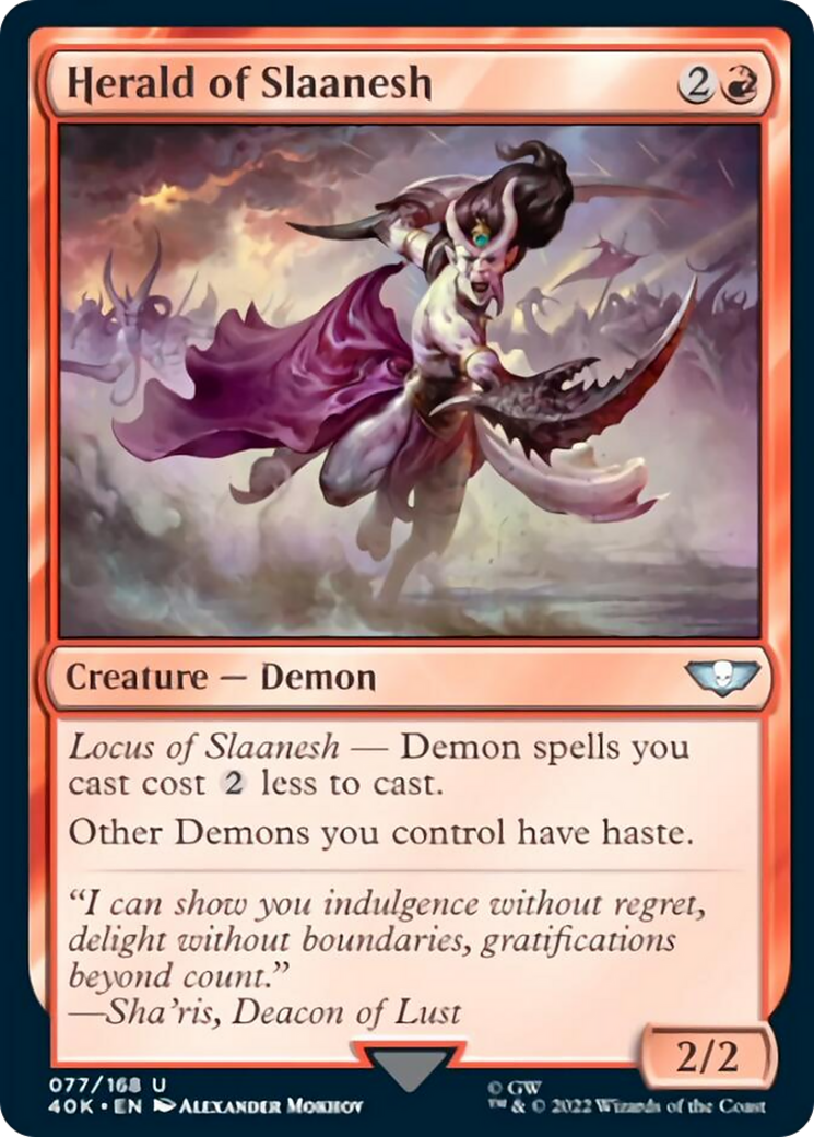 Herald of Slaanesh [Warhammer 40,000] - Magic: The Gathering - Card Brawlers | Quebec | Canada |