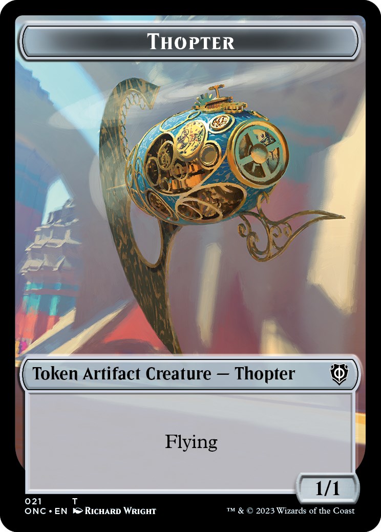 Myr // Thopter Double-Sided Token [Phyrexia: All Will Be One Commander Tokens] - Magic: The Gathering - Card Brawlers | Quebec | Canada |