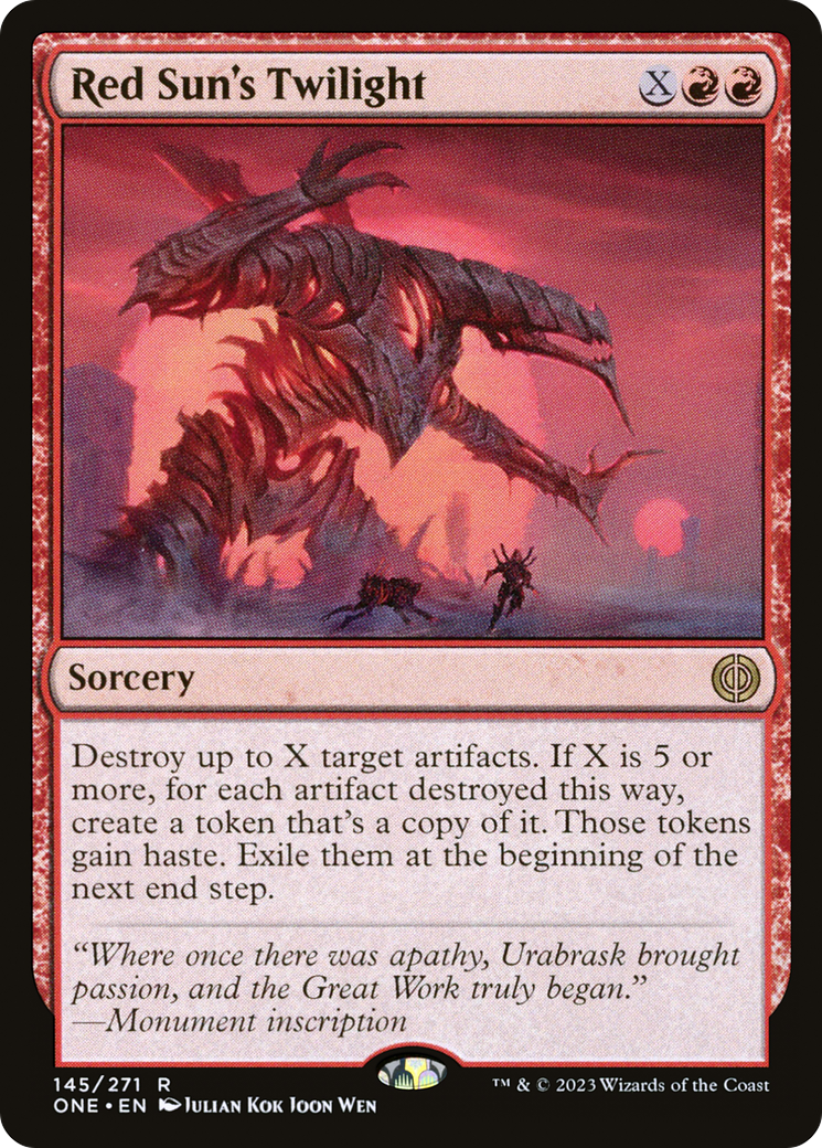 Red Sun's Twilight [Phyrexia: All Will Be One] - Magic: The Gathering - Card Brawlers | Quebec | Canada |