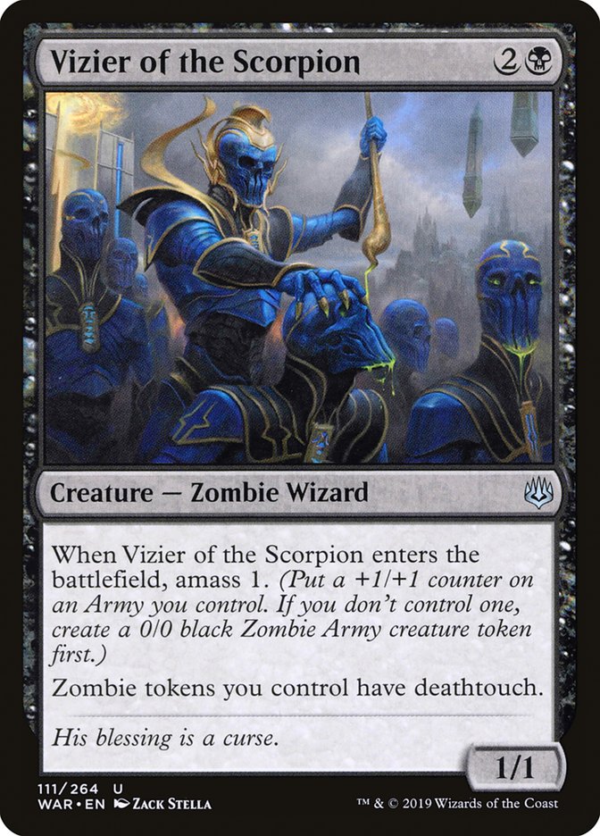 Vizier of the Scorpion [War of the Spark] - Magic: The Gathering - Card Brawlers | Quebec | Canada |