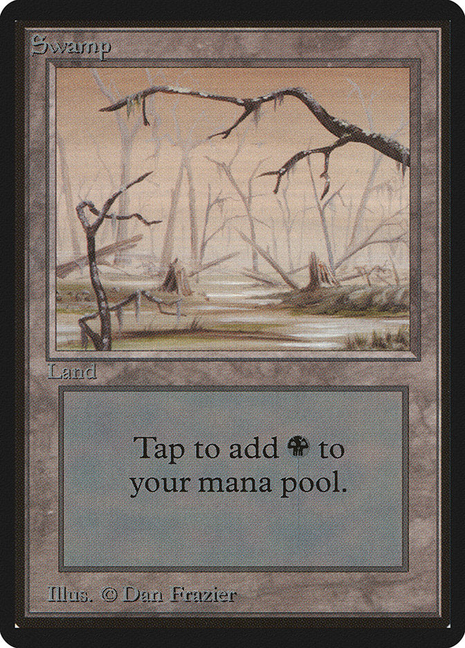 Swamp (295) [Beta Edition] - Magic: The Gathering - Card Brawlers | Quebec | Canada |