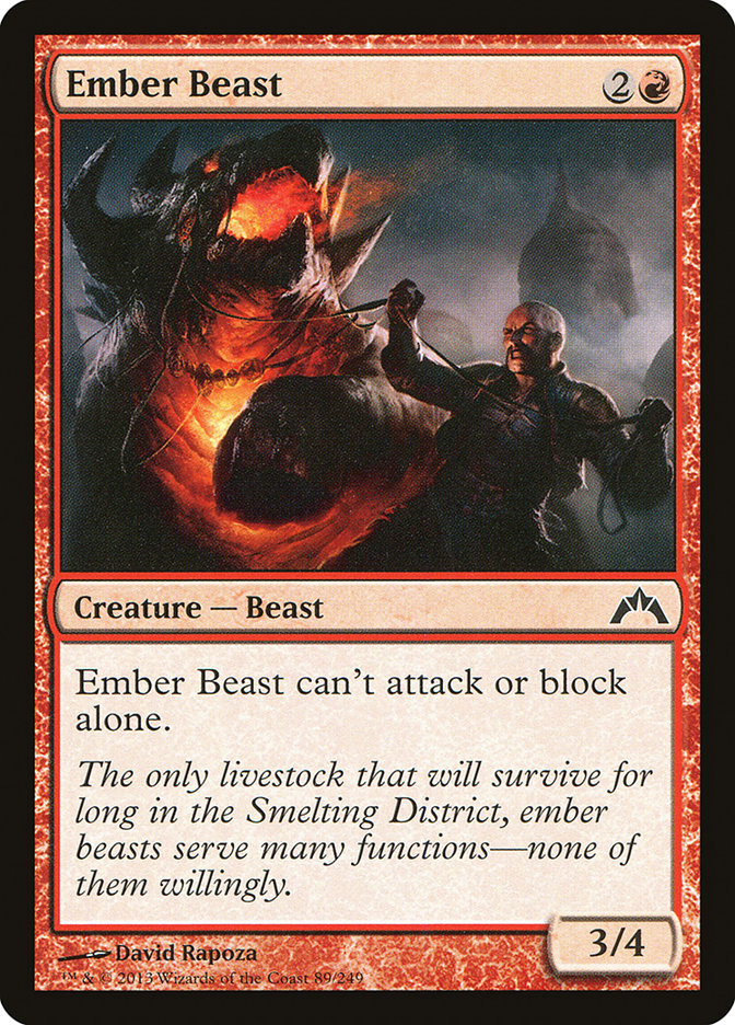 Ember Beast [Gatecrash] - Magic: The Gathering - Card Brawlers | Quebec | Canada |