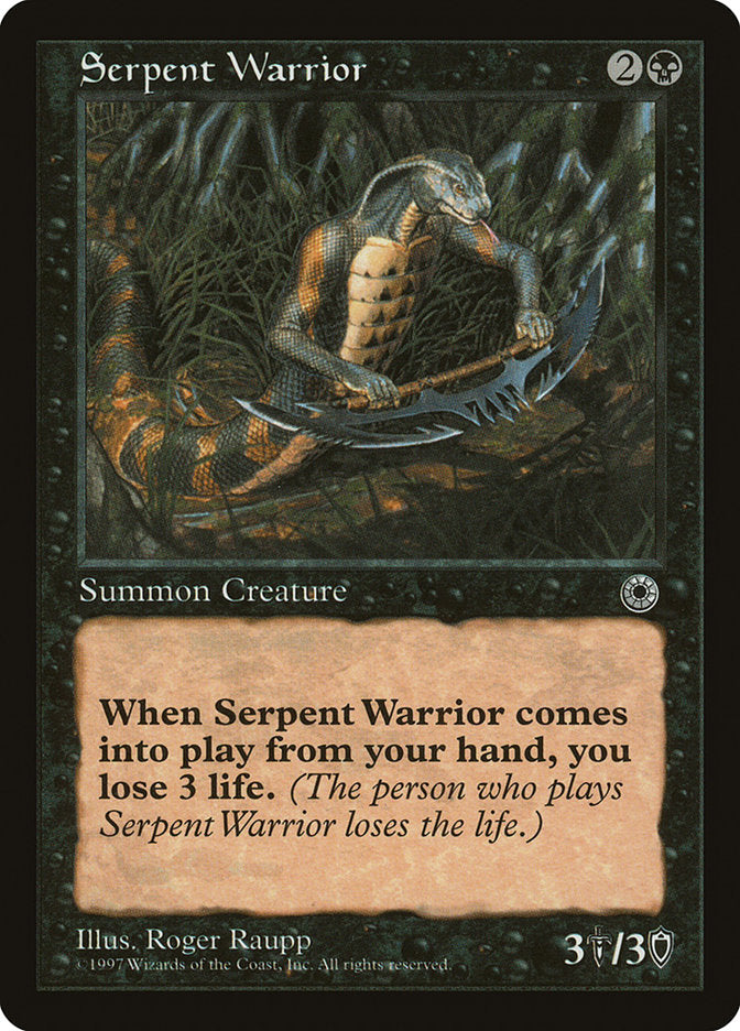 Serpent Warrior [Portal] - Magic: The Gathering - Card Brawlers | Quebec | Canada |