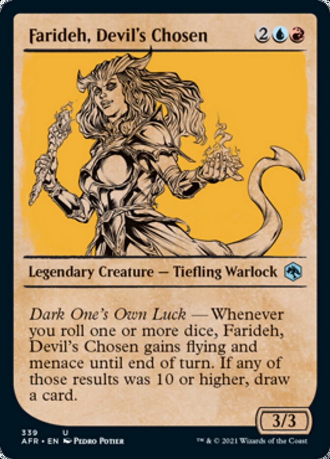 Farideh, Devil's Chosen (Showcase) [Dungeons & Dragons: Adventures in the Forgotten Realms] - Magic: The Gathering - Card Brawlers | Quebec | Canada |