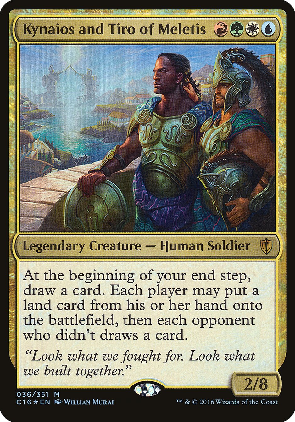 Kynaios and Tiro of Meletis (Oversized) [Commander 2016 Oversized] - Magic: The Gathering - Card Brawlers | Quebec | Canada |