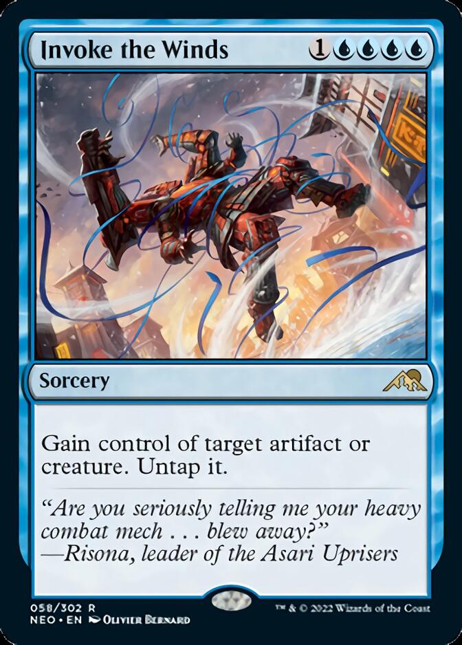 Invoke the Winds [Kamigawa: Neon Dynasty] - Magic: The Gathering - Card Brawlers | Quebec | Canada |