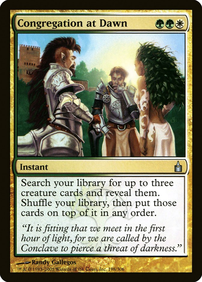 Congregation at Dawn [Ravnica: City of Guilds] - Magic: The Gathering - Card Brawlers | Quebec | Canada |