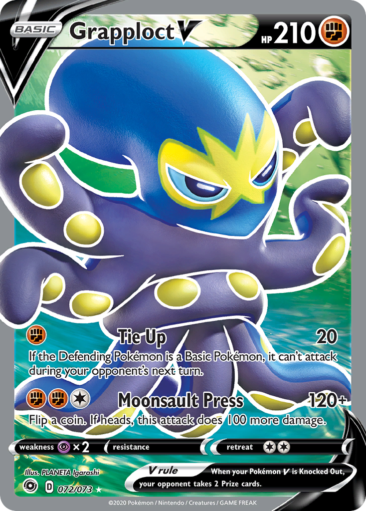 Grapploct V (072/073) [Sword & Shield: Champion's Path] - Pokémon - Card Brawlers | Quebec | Canada |