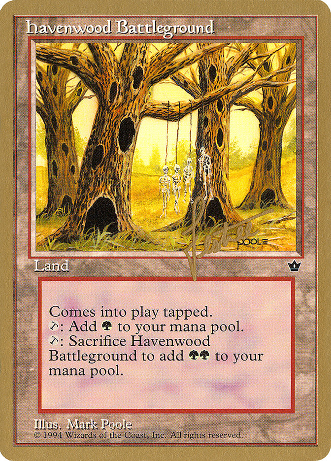 Havenwood Battleground (Bertrand Lestree) [Pro Tour Collector Set] - Magic: The Gathering - Card Brawlers | Quebec | Canada |