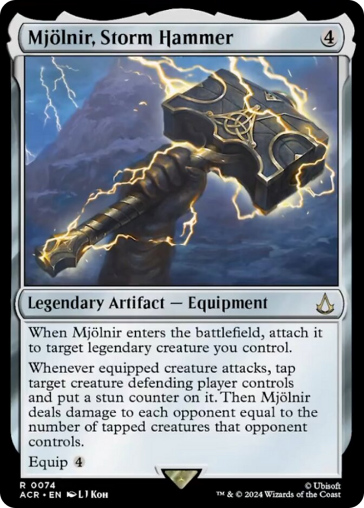 Mjolnir, Storm Hammer [Assassin's Creed] - Magic: The Gathering - Card Brawlers | Quebec | Canada |